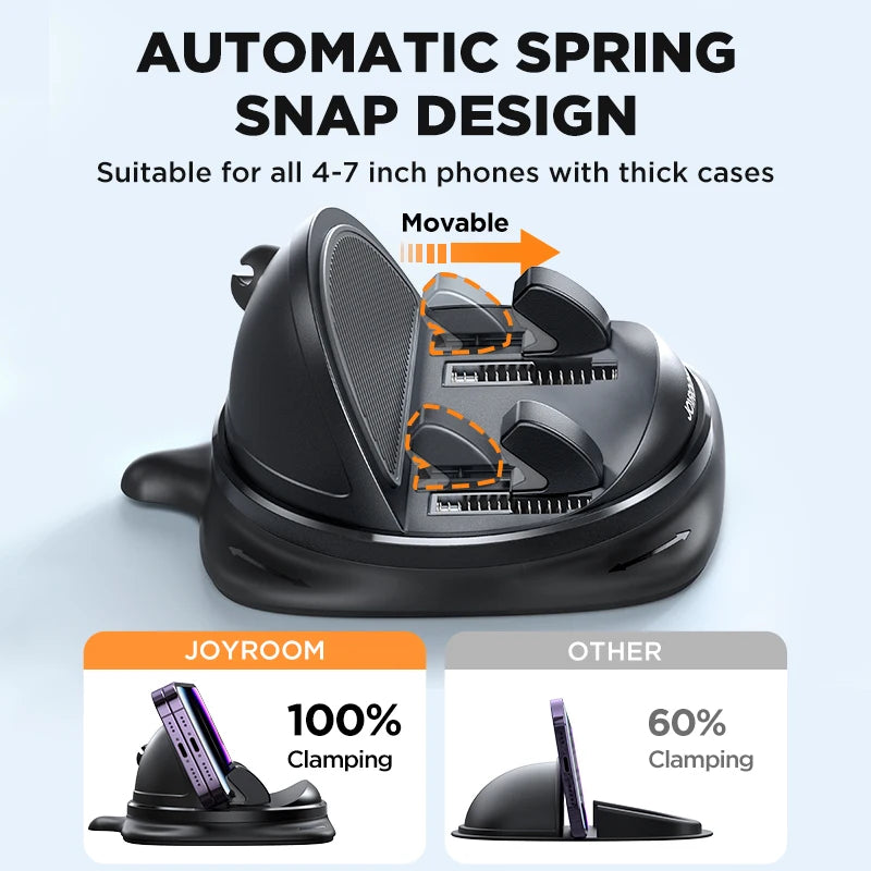 Joyroom Dashboard Car Phone Holder Universal Upgraded Reusable Silicone Phone Mount For Car Dash Anti-Slip Pad Mat Phone Holder