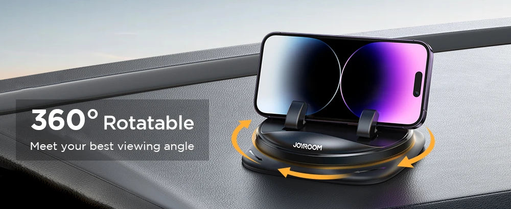 Joyroom Dashboard Car Phone Holder Universal Upgraded Reusable Silicone Phone Mount For Car Dash Anti-Slip Pad Mat Phone Holder