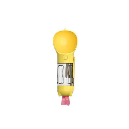 300/500ml Pet Water Food Dispenser 3 in 1 with Trash Bag Box and Shovel Pet Dog Water Bottle Leak Proof Dog Food Feeder