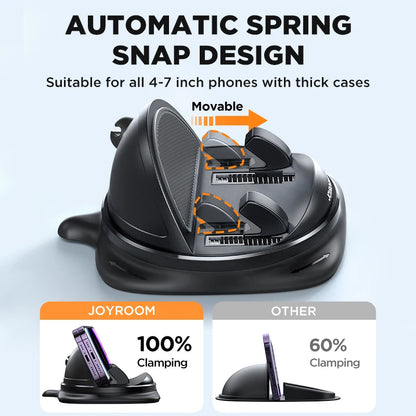Joyroom Dashboard Car Phone Holder Universal Upgraded Reusable Silicone Phone Mount For Car Dash Anti-Slip Pad Mat Phone Holder